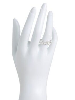MIA FIORE sterling silver u link ring- NEW size 5